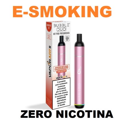 KIT POD PRECARICATO BUBBLE DUO COLORE ROSA 650MAH VAPORART