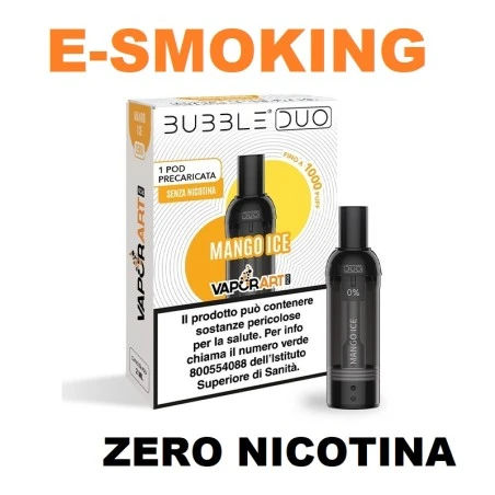 MANGO ICE POD PRECARICATA BUBBLE DUO  VAPORART