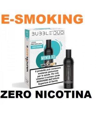 MENTA ICE POD PRECARICATA BUBBLE DUO  VAPORART