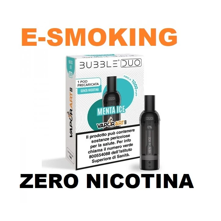 MENTA ICE POD PRECARICATA BUBBLE DUO  VAPORART