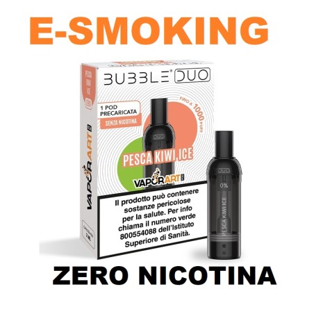 PESCA KIWI ICE POD PRECARICATA BUBBLE DUO  VAPORART