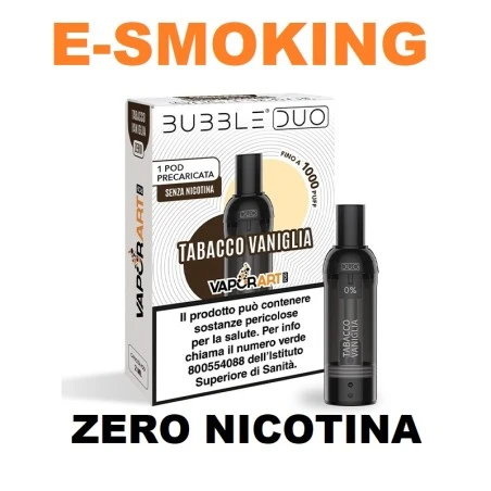 TABACCO E VANIGLIA POD PRECARICATA BUBBLE DUO  VAPORART