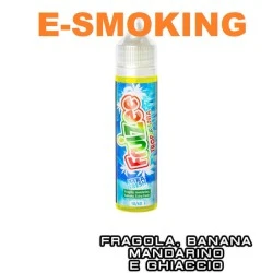 FRUIZEE Tropikania Aroma Shot 10 ml in 60 ml - Fragola, Banana e Mandarino Ghiacciati