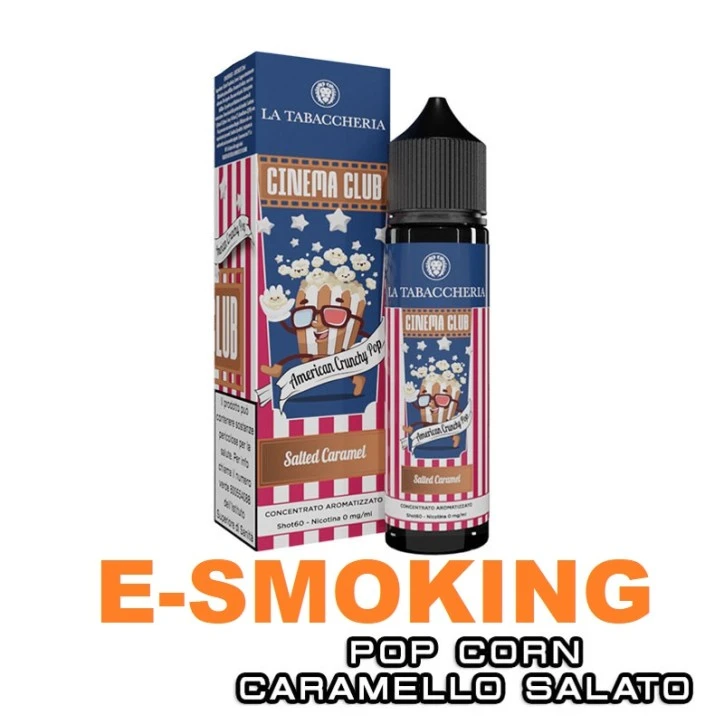 SALTED CARAMEL CINEMA CLUB AROMA SHOT 20 ML LA TABACCHERIA