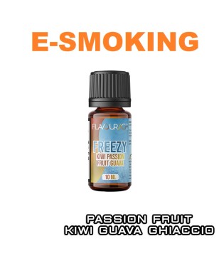 FREEZY KIWI PASSION FRUIT GUAVA AROMA CONCENTRATO 10 ML FLAVOURAGE