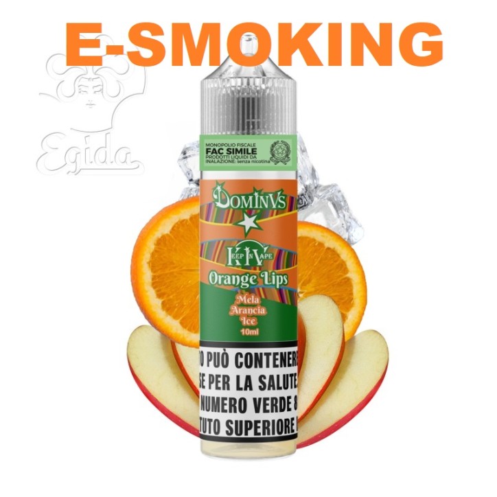 ORANGE LIPS ICE AROMA 10ML SHOT KIW  DOMINUS IRON VAPER