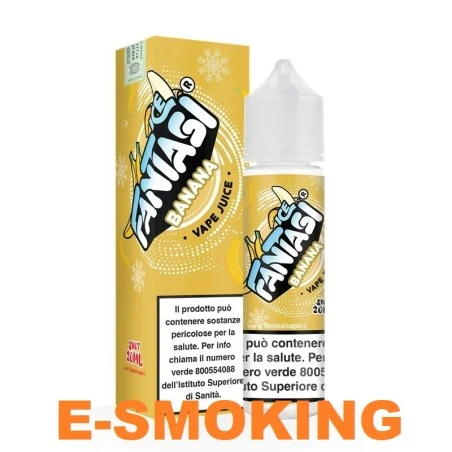 BANANA ICE AROMA SHOT 20/60 ML FANTASI VAPE