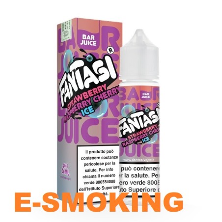 STRAWBERRY RASPBERRY CHERRY  ICE CREAM AROMA SHOT 20/60 ML FANTASI VAPE
