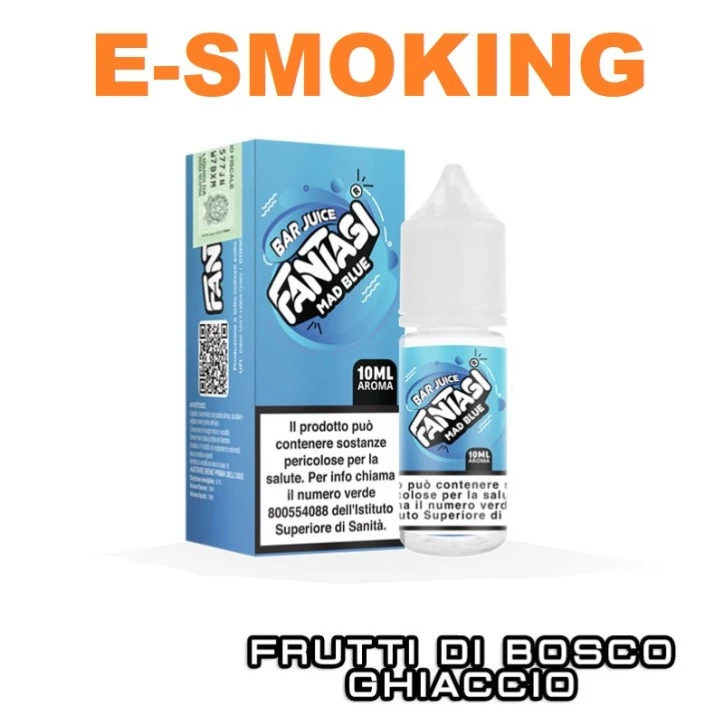 MAD BLUE ICE BAR JUICE AROMA CONCENTRATO 10ML FANTASI VAPE