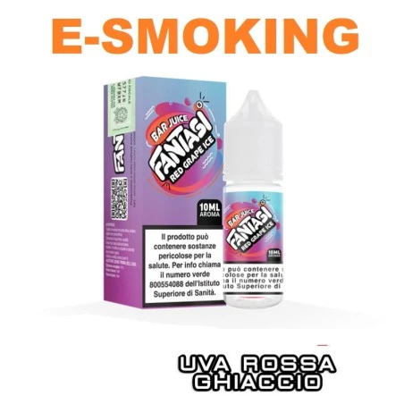 RED GRAPE ICE BAR JUICE AROMA CONCENTRATO 10ML FANTASI VAPE