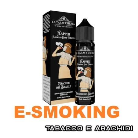 ARACHIDI DEL BRASILEA FLAPPER JUICE TOBACCO EXTRA DRY 4POD AROMA 20ML LA TABACCHERIA LA TABACCHERIA 1 - E-Smoking di Fiacco Marc