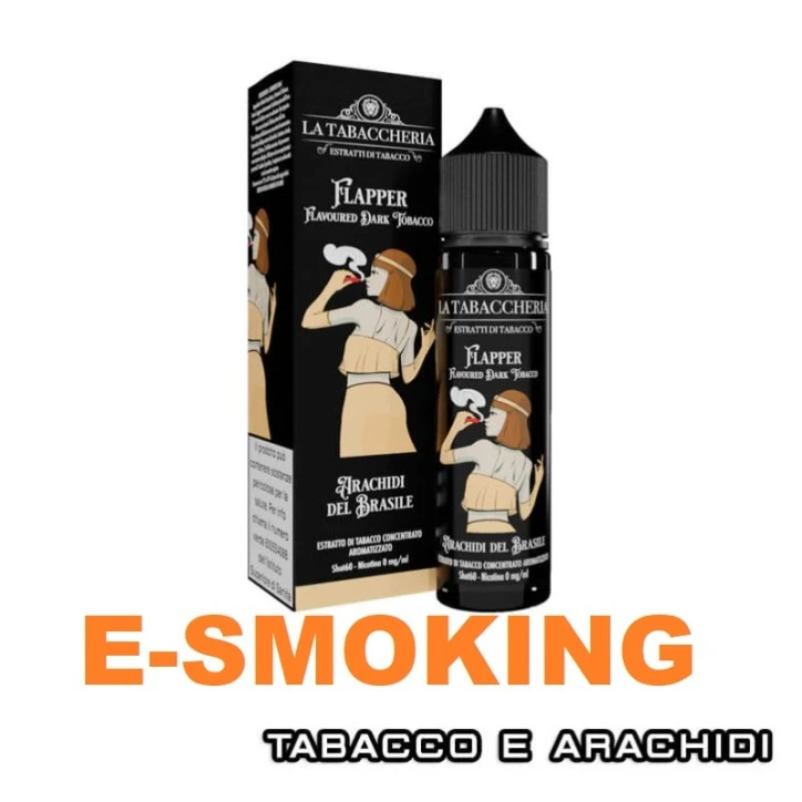 ARACHIDI DEL BRASILEA FLAPPER JUICE TOBACCO EXTRA DRY 4POD AROMA 20ML LA TABACCHERIA