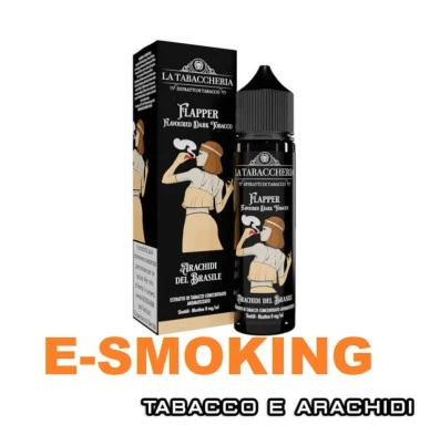 ARACHIDI DEL BRASILEA FLAPPER JUICE TOBACCO EXTRA DRY 4POD AROMA 20ML LA TABACCHERIA LA TABACCHERIA 1 - E-Smoking di Fiacco Marc