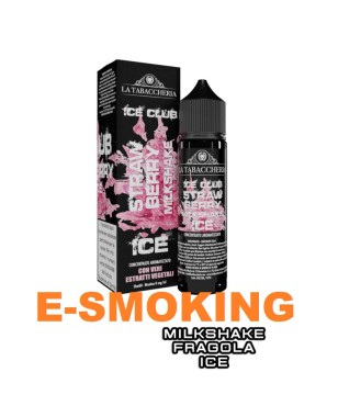 ICE CLUB STRAWBERRY MILKSHSHAKE  ICE AROMA SHOT 20ML LA TABACCHERIA