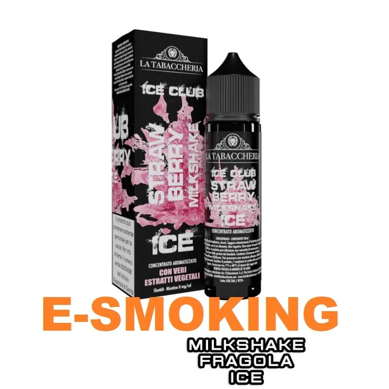 ICE CLUB STRAWBERRY MILKSHSHAKE ICE AROMA SHOT 20ML LA TABACCHERIA LA TABACCHERIA 1 - E-Smoking di Fiacco Marco 