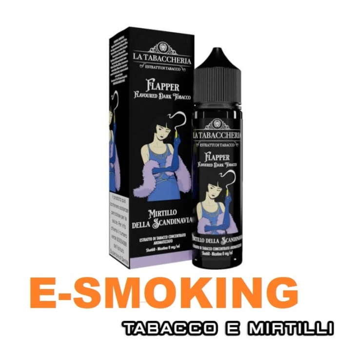 MIRTILLO DELLA SCANDINAVIA FLAPPER JUICE TOBACCO EXTRA DRY 4POD AROMA 20ML LA TABACCHERIA