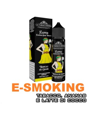 TROPICALI DEI CARAIBI FLAPPER JUICE TOBACCO EXTRA DRY 4POD AROMA 20ML LA TABACCHERIA
