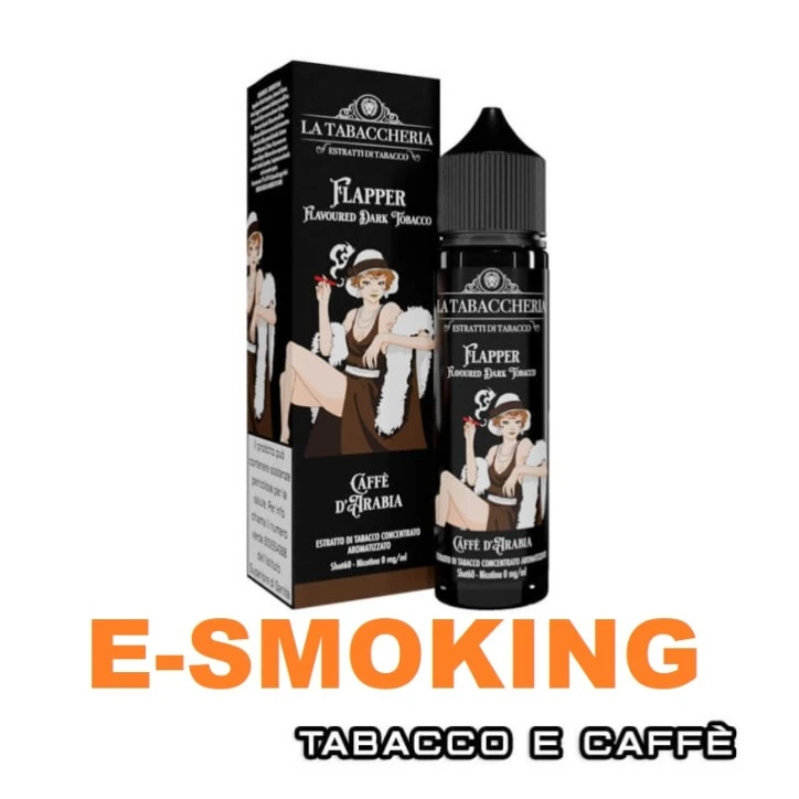 CAFFE' D'ARABIA FLAPPER JUICE TOBACCO EXTRA DRY 4POD AROMA 20ML LA TABACCHERIA
