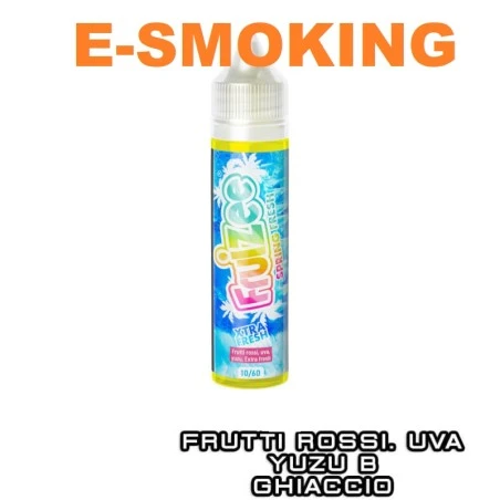 FRUIZEE Spring Fresh Aroma Shot 10 ml in 60 ml - Frutti Rossi, Uva, Yuzu e Ghiaccio