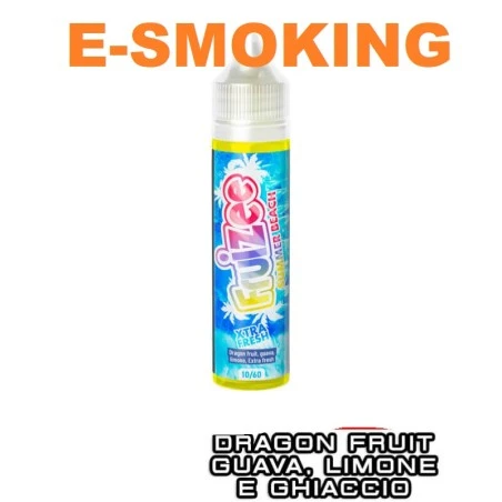 FRUIZEE Summer Beach Aroma Shot 10 ml in 60 ml - Frutto del Drago, Guava e Limone
