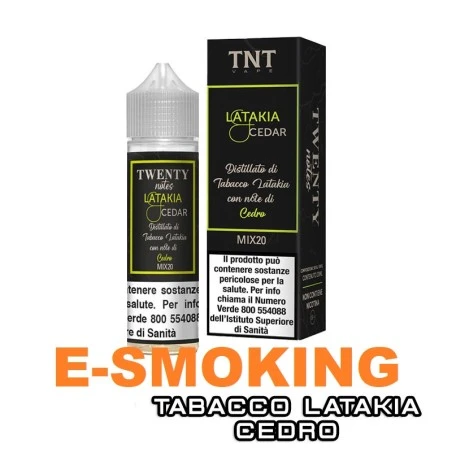 LATAKIA CEDAR TWENTY NOTES MIX&VAPE 20 ML TNT VAPE