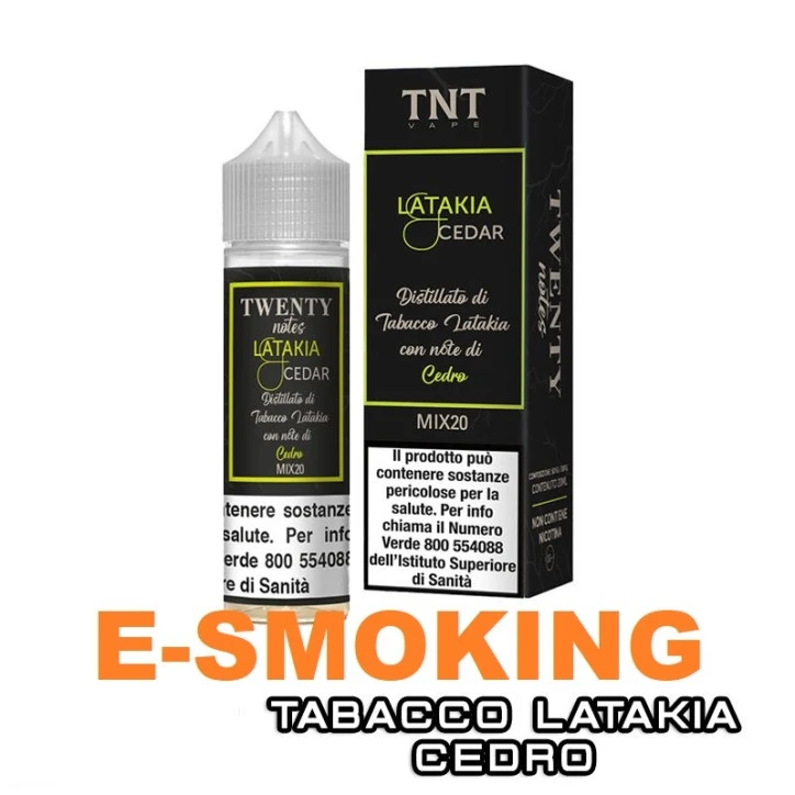 LATAKIA CEDAR TWENTY NOTES MIX&VAPE 20 ML TNT VAPE
