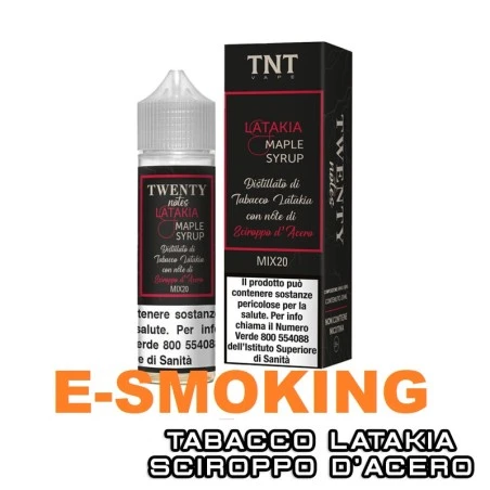 LATAKIA MAPLE SYRUP TWENTY NOTES MIX&VAPE 20 ML TNT VAPE