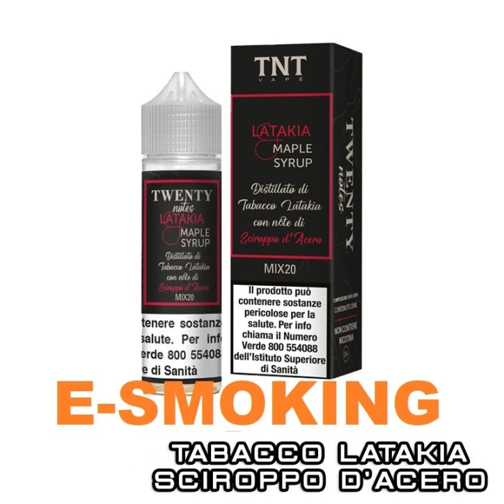 LATAKIA MAPLE SYRUP TWENTY NOTES MIX&VAPE 20 ML TNT VAPE