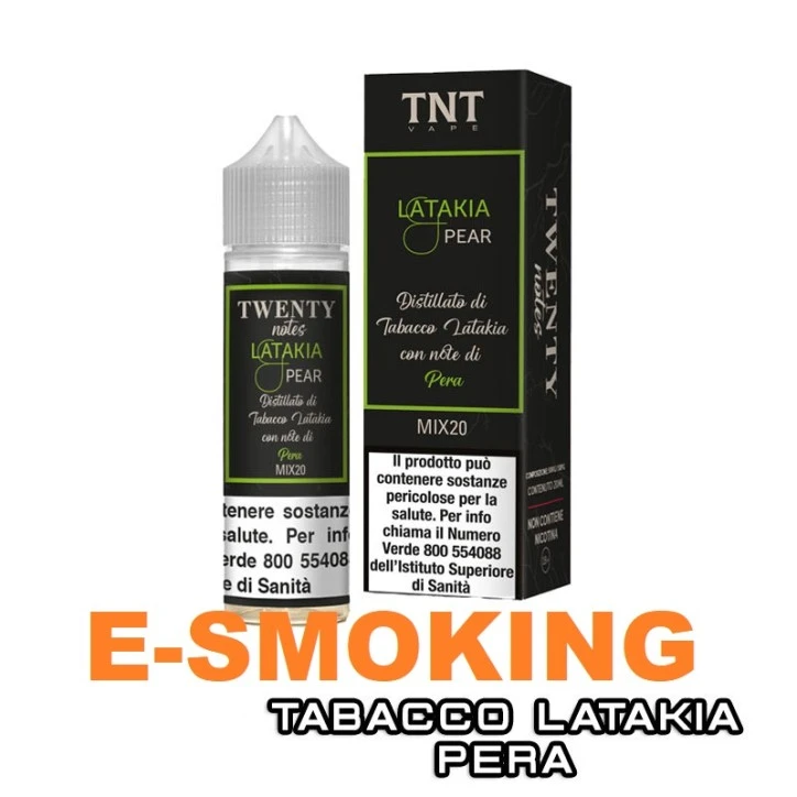 LATAKIA PEAR TWENTY NOTES MIX&VAPE 20 ML TNT VAPE
