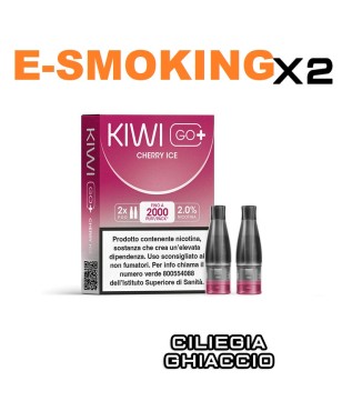 CHERRY ICE KIWI GO PLUS POD USA E GETTA KIWI VAPOR 2 PEZZI