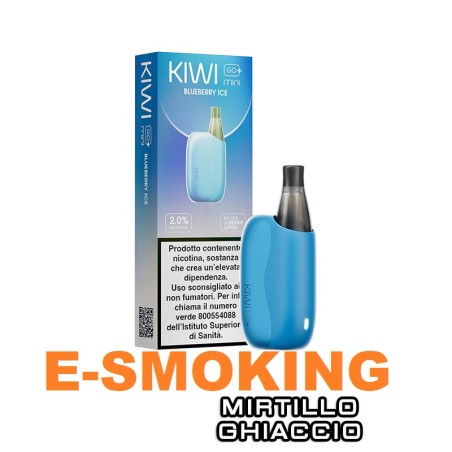 KIWI GO PLUS MINI STARTER KIT  KIWI VAPOR BLUEBERRY ICE.
