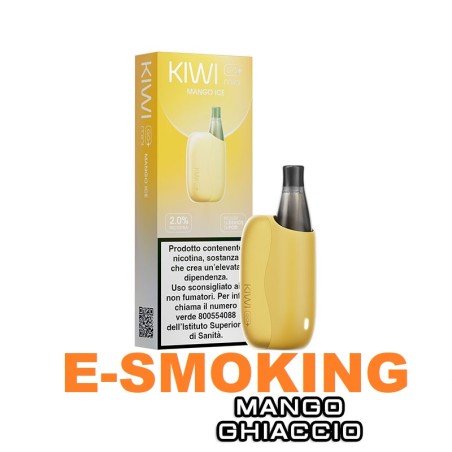 KIWI GO PLUS MINI STARTER KIT  KIWI VAPOR MANGO ICE.