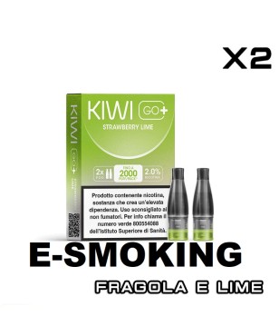 STRAWBERRY LIME KIWI GO PLUS POD USA E GETTA KIWI VAPOR 2 PEZZI.