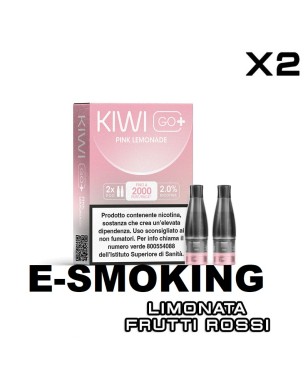 PINK LEMONADE KIWI GO PLUS POD USA E GETTA  KIWI VAPOR 2 PEZZI