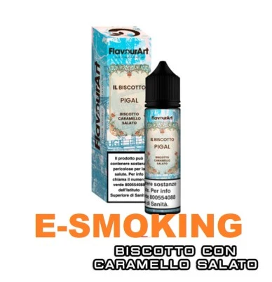 PIGAL IL BISCOTTO AROMA 20 ML FLAVOURART BISCOTTO CARAMELLO SALATO FLAVOURART 1 - E-Smoking di Fiacco Marco 