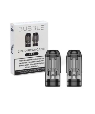 POD RICARICABILI  BUBBLE DUO 2 ML VAPORART 2PEZZI