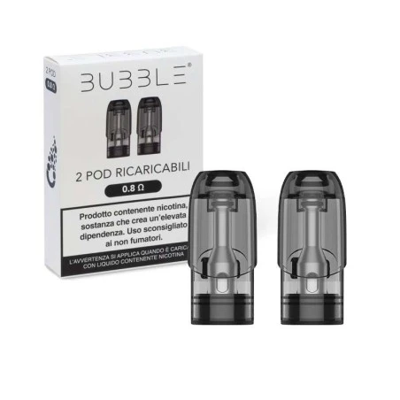 POD RICARICABILI  BUBBLE DUO 2 ML VAPORART 2PEZZI