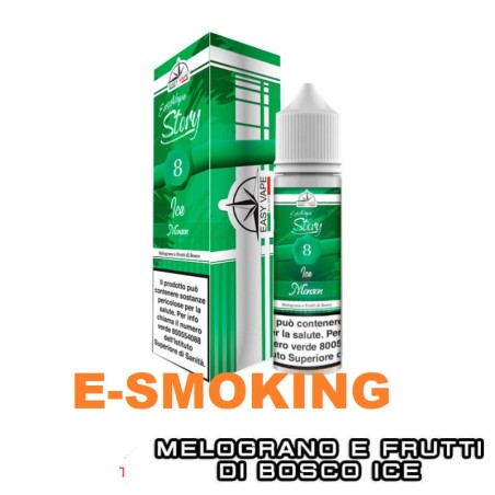 MONSON 8 ICE AROMA SHOT 10+50 ML EASY VAPE STORY BY EASY VAPE MELOGRANO FRUTTI DI BOSCO ICE