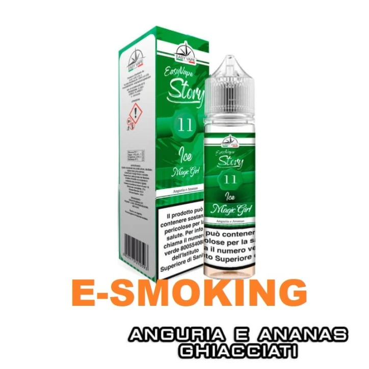 MAGIC GIRL 11 ICE AROMA SHOT 10 50 ML EASY VAPE STORY BY EASY VAPE ANGURIA ANANAS ICE