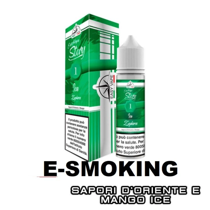 ZEPHIROS 1 ICE ART 10 50 ML EASY VAPE STORY BY EASY VAPE SPEZIE MANGO ICEOMA SHO