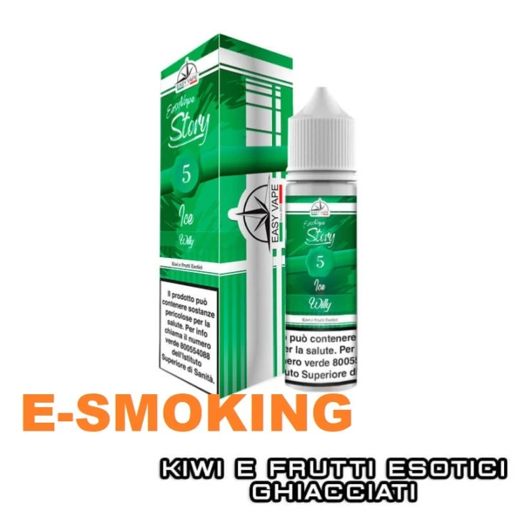 WILLY 5 ICE AROMA SHOT 10 50 ML EASY VAPE STORY BY EASY VAPE KIWI FRUTTI ESOTICI ICE