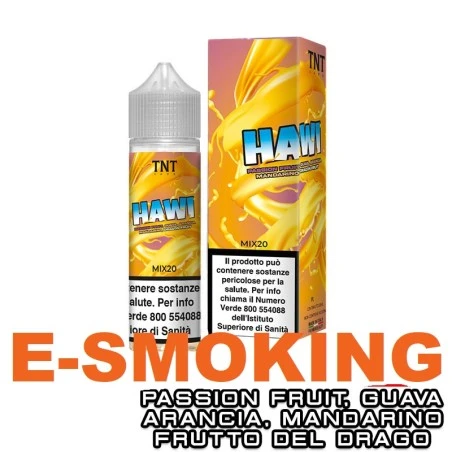 HAWI FRUITY MIX&VAPE 20 ML TNT VAPE ARANCIA MANDARINO GUAVA FRUTTO DEL DRAGO FRUTTO DELLA PASSIONE