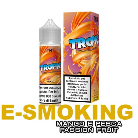 TROPIC FRUITY MIX&VAPE 20 ML TNT VAPE MANGO PESCA FRUTTO DELLA PASSIONE