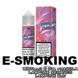 MR. BLUE FRUITY MIX&VAPE 20 ML TNT VAPE UVA FRAGOLA MIRTILLO LAMPONE SELVATICO LAMPONE BLU