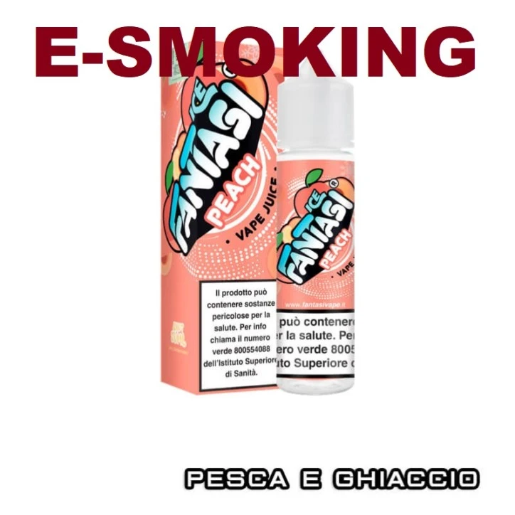 PEACH ICE FANTASI AROMA SHOT 20 ML VAPE JUICE ICE PESCA