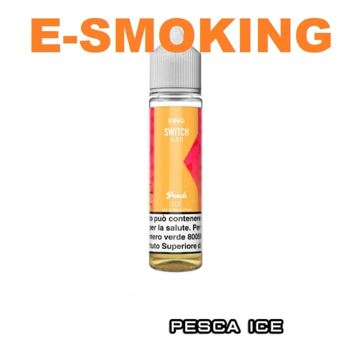 PEACH ICE SWITCH BAR MIX&VAPE 20 ML KING LIQUID ICE PESCA