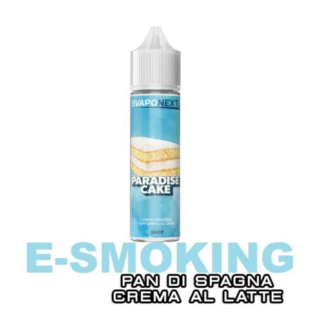 PARADISE CAKE PREMIUM SELECTION AROMA 20 ML SVAPONEXT PAN DI SPAGNA CREMA AL LATTE