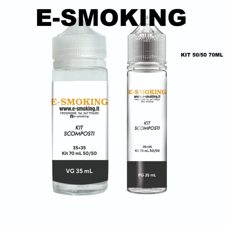 KIT SCOMPOSTO BLACK 70 ML 50/50 E-SMOKING