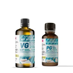 KIT SCOMPOSTO CELESTE 500ML 50/50 E-SMOKING