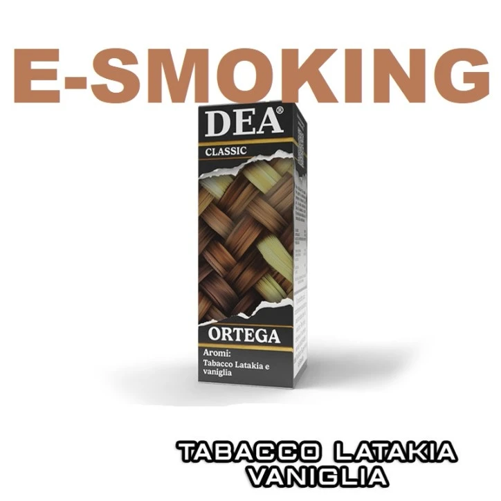ORTEGA CLASSIC MINI SHOT 10 ML DEA FLAVOR TABACCO LATAKIA VANIGLIA